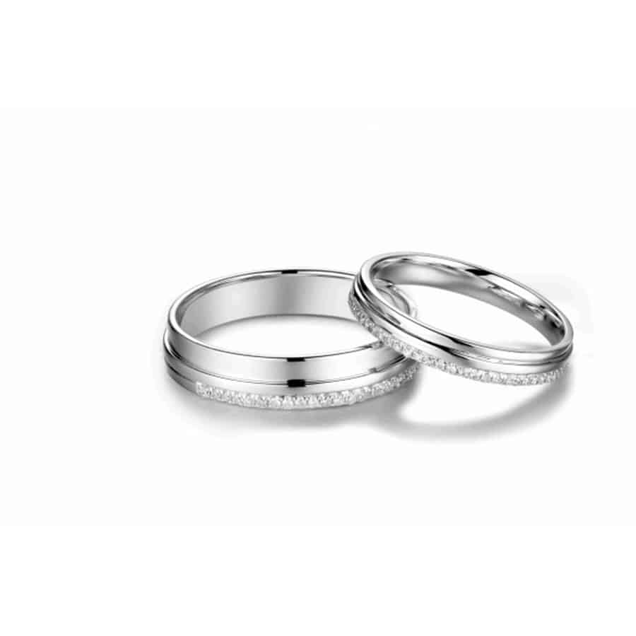 Nhẫn Cưới Half Eternity Band - WRBJ021