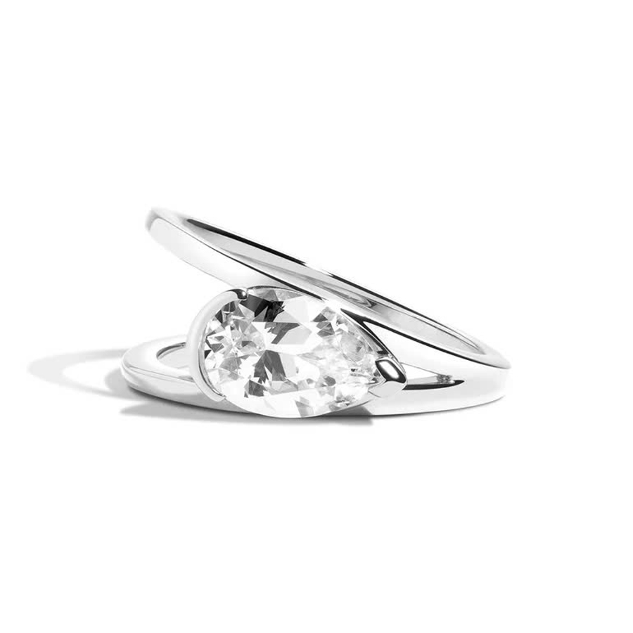Nhẫn cầu hôn Venus Solitaire Bezel Pear - ERBD011-LD